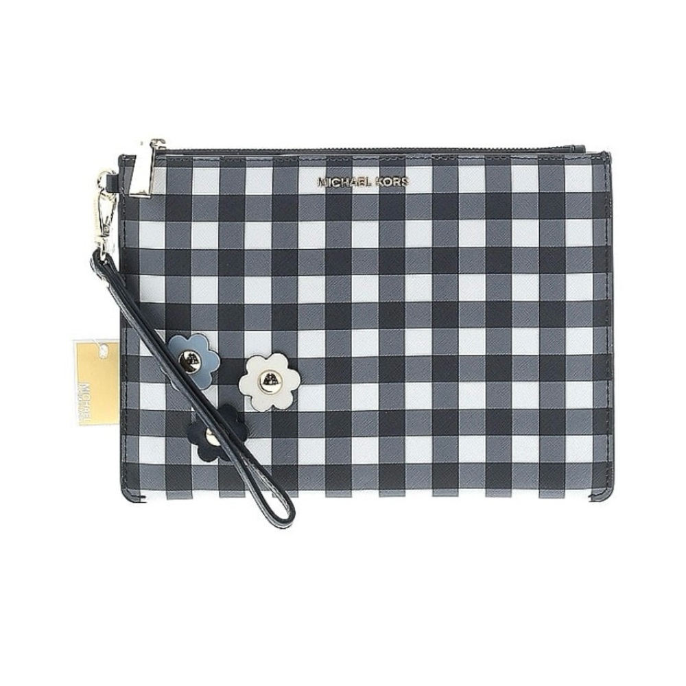New With Tags Michael Kors Gingham Wristlet